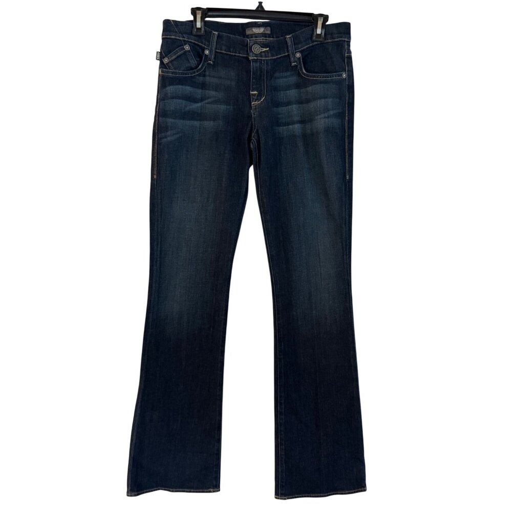 Rock & Republic Womens Bootcut Jeans Size 29 Dark Wash Denim Los Angeles Style